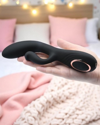 Wibrator Króliczek Noir Bunny 12 trybów