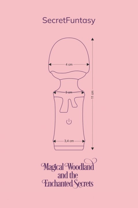 Wibrator różdżka FairyGasm SecretFuntasy Violet