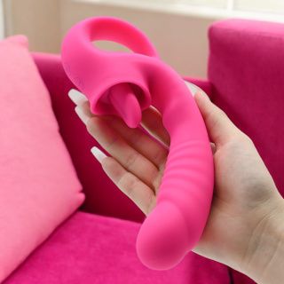 Wibrator wielofunkcyjny 3w1 Sweet Licker 20 trybów