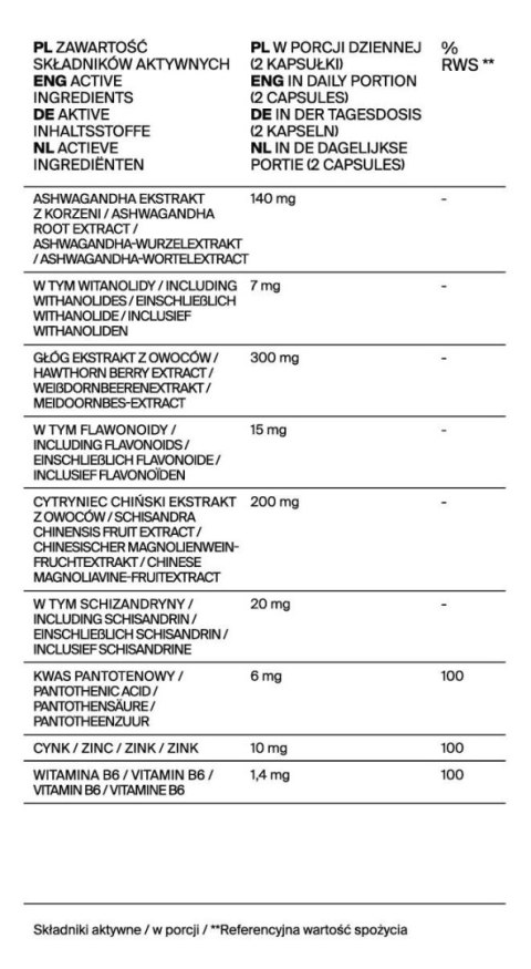 Wsparcie witalne dla mężczyzn 60 kapsułek Qi-Nu Vitality Boost