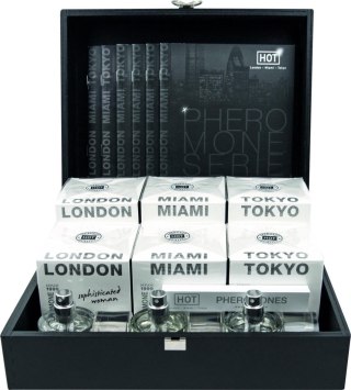 Zestaw dla kobiet Pheromone Perfume woman 6x30 ml Wood box HOT