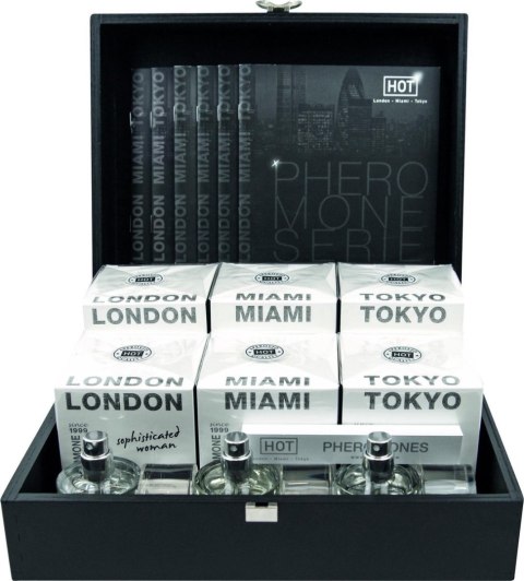 Zestaw dla kobiet Pheromone Perfume woman 6x30 ml Wood box HOT