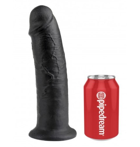 Dildo Sztuczny Penis King Cock 10" z przyssawką Black