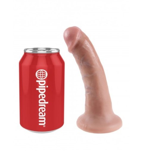 Dildo Sztuczny Penis King Cock 6" cielisty z przyssawką