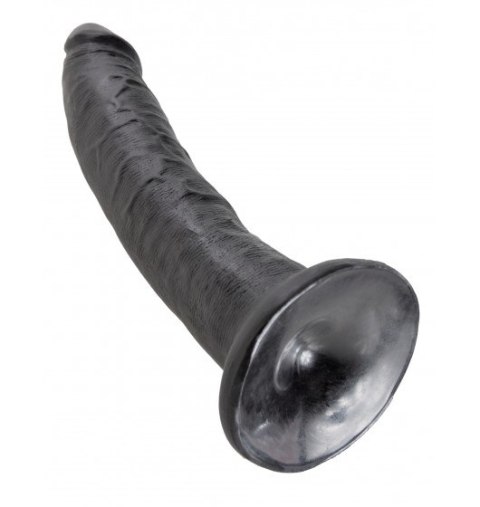 Dildo Sztuczny Penis King Cock rozmiar 7" Black z przyssawką