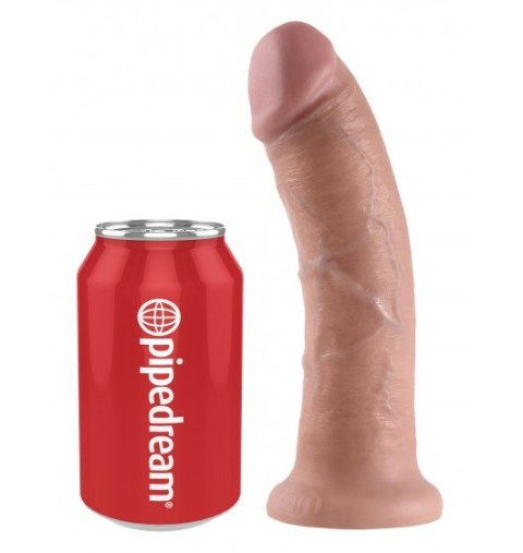 Dildo Sztuczny Penis King Cock 8" cielisty z przyssawką