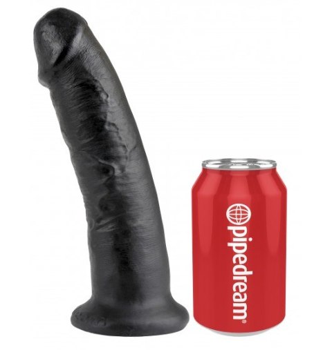 Dildo Sztuczny Penis King Cock 9" Black z przyssawką