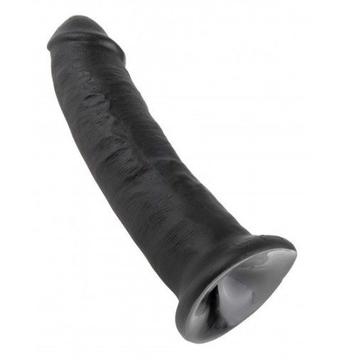 Dildo Sztuczny Penis King Cock 9" Black z przyssawką