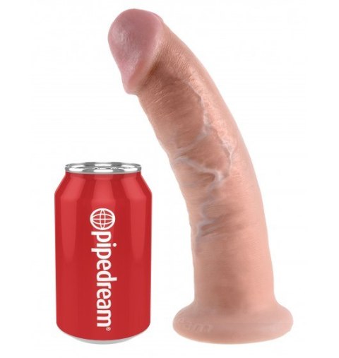 Dildo Sztuczny Penis King Cock 9" cielisty z przyssawką