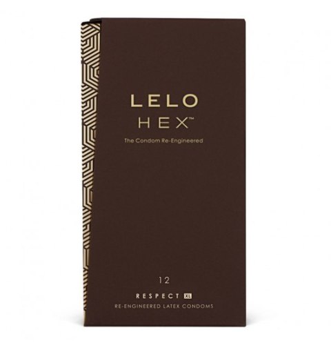 LELO HEX Respect XL prezerwatywy lateksowe 12 sztuk