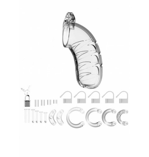 Model 04 - Chastity - 4.5" - Cock Cage - Transparent