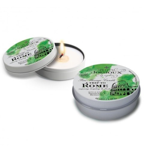 Petits Joujoux Fine Massage Candles - A trip to Rome (33 g)