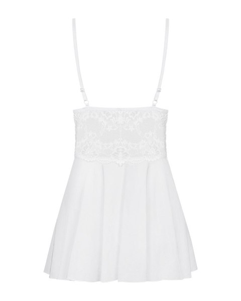 810-BAB-2 babydoll biały S/M Obsessive