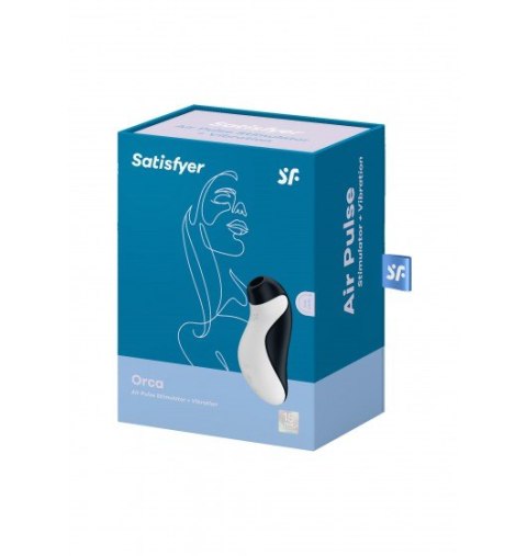 Satisfyer Masażer Łechtaczki Orca ssanie + wibracje OUTLET