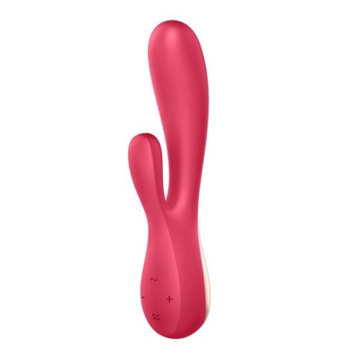 Satisfyer Wibrator Króliczek Mono Flex Red Bluetooth & App OUTLET