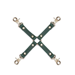 Uprząż Bondage Mossy Chic Leather Hogtie Liebe Seele