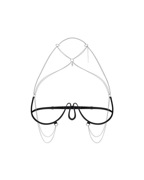 Uprząż na biust Lustique Black S/M/L Obsessive Premium