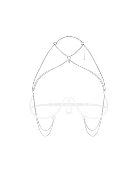 Uprząż na biust Lustique White S/M/L Obsessive Premium