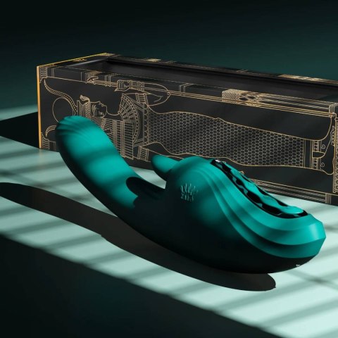 Wibrator króliczek Ares Turquoise Green Zalo