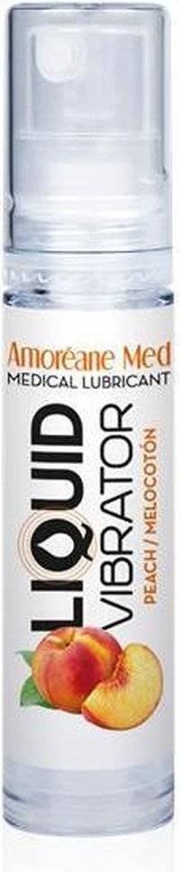 Wibrator w płynie Liquid Vibrator Peach 10ml Amoreane