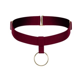 Carmela Burgundy Chocker Promees