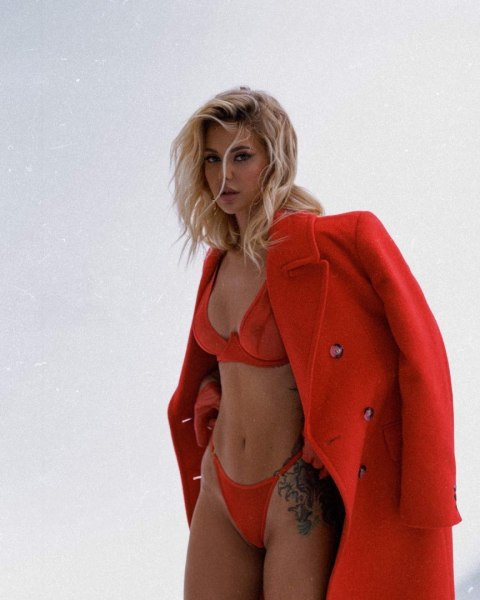 Czerwone Stringi Ginny Red L/Xl Promees