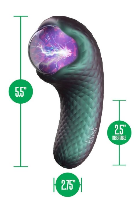 Enchanted Serpent Mystical Plasma Globe Dark Millenia Blush