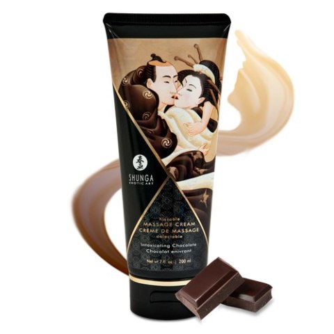 Jadalny krem do masażu Shunga Intoxicating Chocolate 200 ml