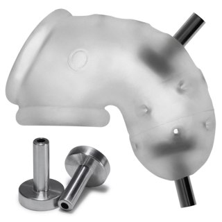 Pas cnoty Airlock Electro Air-Lite Vented Chastity Clear Oxballs