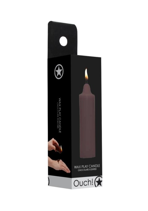 Wax Play Candle Chocolate Scented - Świeca Do Bdsm O Zapachu Czekolady Ouch! by Shots