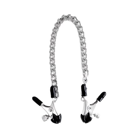 Zaciski na sutki Bite Heavy Nipple Clamps Silver Brutus