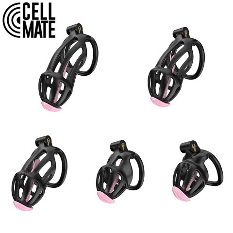 Pas cnoty Centurion Chastity Cage Black Size 4 CELLMATE