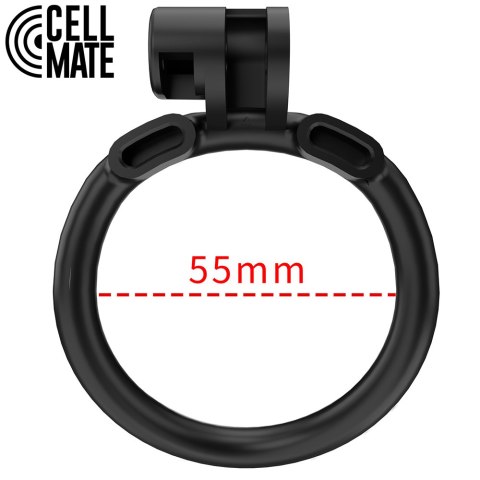 Pas cnoty Centurion Chastity Cage Black Size 4 CELLMATE