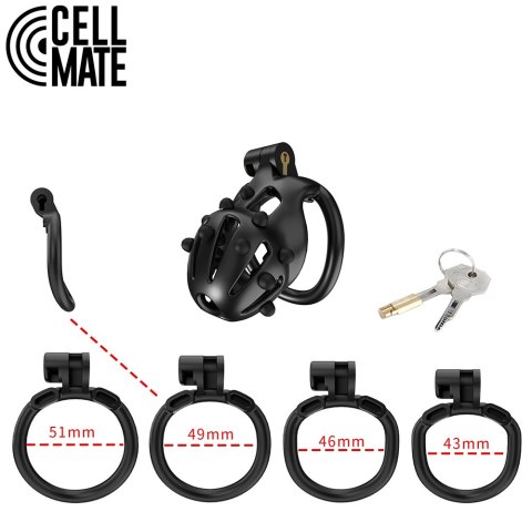Pas cnoty FlexiSpike Chastity Cage Size 1 CELLMATE