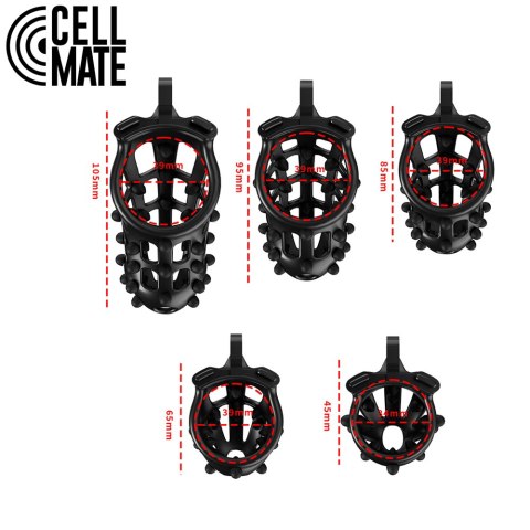 Pas cnoty FlexiSpike Chastity Cage Size 1 CELLMATE