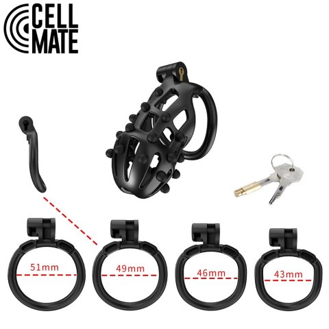 Pas cnoty FlexiSpike Chastity Cage Size 2 CELLMATE