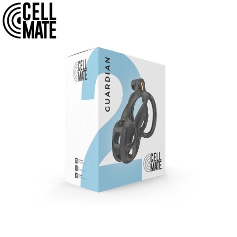 Pas cnoty Guardian Chastity Cage Black Size 2 CELLMATE
