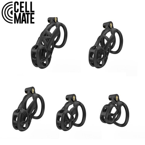 Pas cnoty Guardian Chastity Cage Black Size 4 CELLMATE