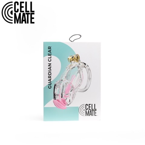 Pas cnoty Guardian Chastity Cage Clear Size 2 CELLMATE