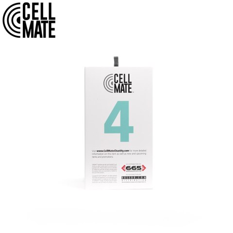 Pas cnoty Guardian Chastity Cage Clear Size 4 CELLMATE