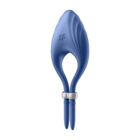 Pierścień erekcyjny Duelist Ring Vibrator Blue Satisfyer