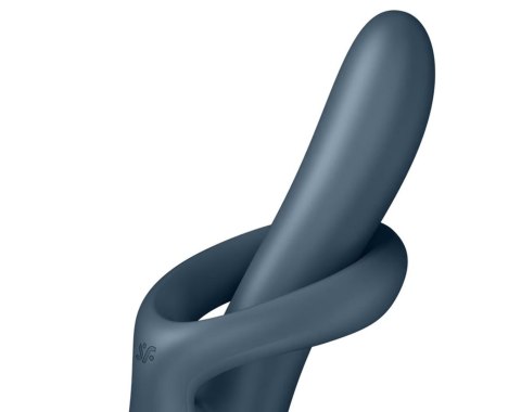 Podgrzewany wibrator do punktu G Heat flex 4 grey Satisfyer