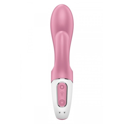 Pompowany wibrator Air Pump Bunny 2 light red Satisfyer