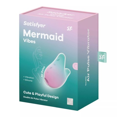 Stymulator łechtaczki Mermaid Vibes mint/pink Satisfyer
