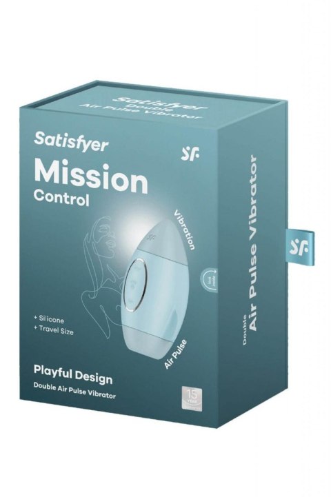 Stymulator łechtaczki Mission Control blue Satisfyer