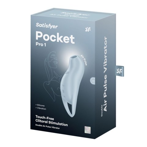 Stymulator łechtaczki Pocket Pro 1 blue Satisfyer