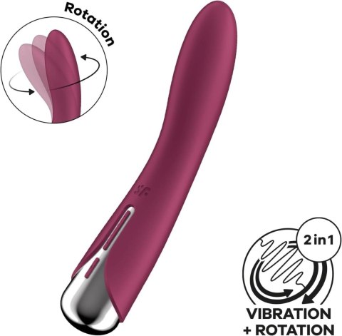 Wibrator do punktu G Spinning Vibe 1 Red Satisfyer