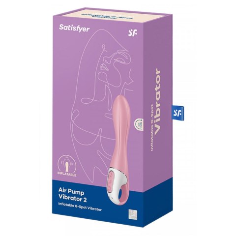 Wibrator pompowany Air Pump Vibrator 2 light red Satisfyer