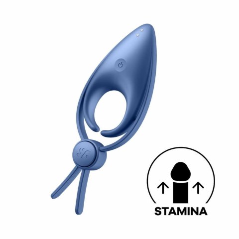 Wibrujący pierścień erekcyjny Sniper Blue Satisfyer