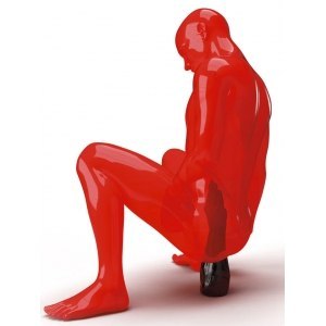 Dildo Steroid ABS14 Breaststroke 33 x 10cm All Black